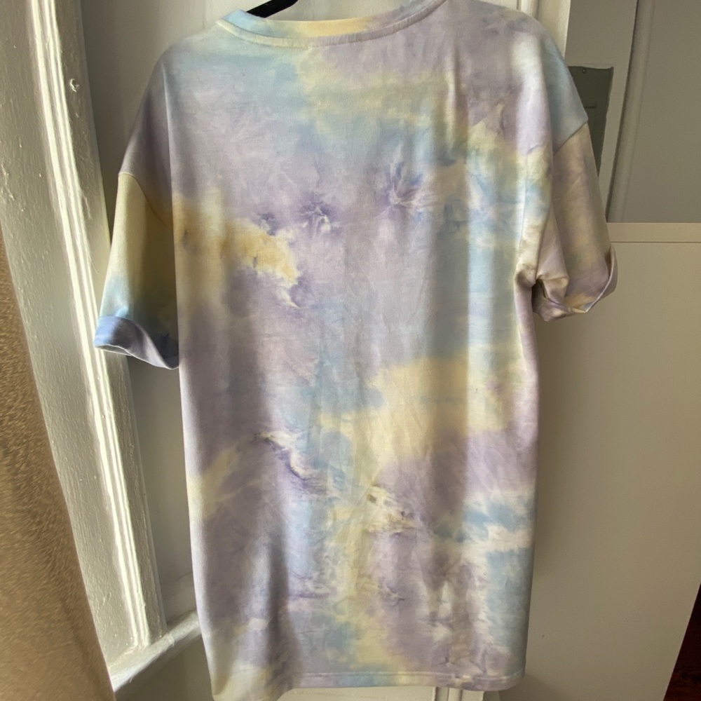 Tie dye t-shirt dress